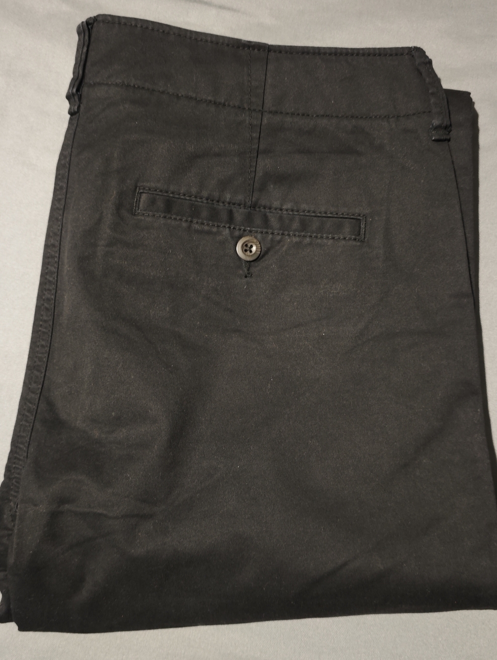 NWOT Aeropostale Men’s Relaxed Fit Flat-Front Chino Black Size 32x32